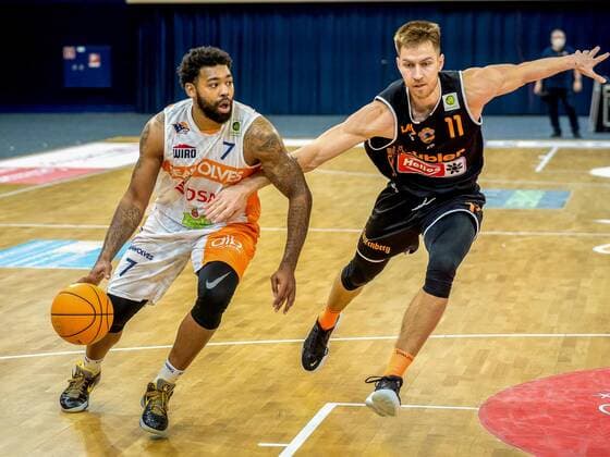Trevor, Lacey, Rostock Seawolves vs. Panthers Schwenningen, Basketball, PRO-A, 28.03.2021 Rostock Seawolves vs. Panthers Schwenningen, Basketball, PRO-A, 28.03.2021 Rostock Copyright: xEibner-Pressefotox EP_GRW