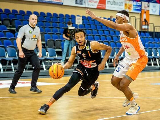 Chris Carter, Rostock Seawolves vs. Panthers Schwenningen, Basketball, PRO-A, 28.03.2021 Rostock Seawolves vs. Panthers Schwenningen, Basketball, PRO-A, 28.03.2021 Rostock Copyright: xEibner-Pressefotox EP_GRW