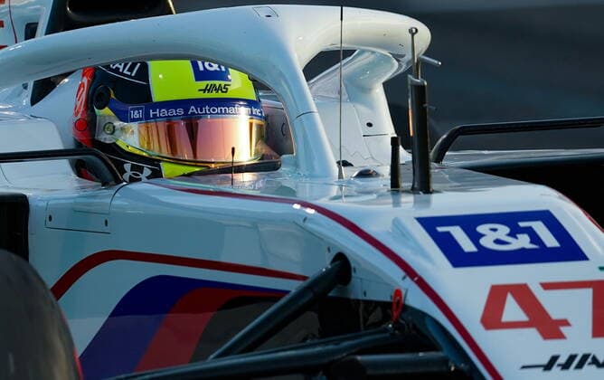 Formula 1 Gulf Air Bahrain Grand Prix 2021 28.03.2021, Bahrain International Circuit, Sakhir, Formula 1 Gulf Air Bahrain Grand Prix 2021 ,im Bild Mick Schumacher (DEU 47), Haas F1 Team