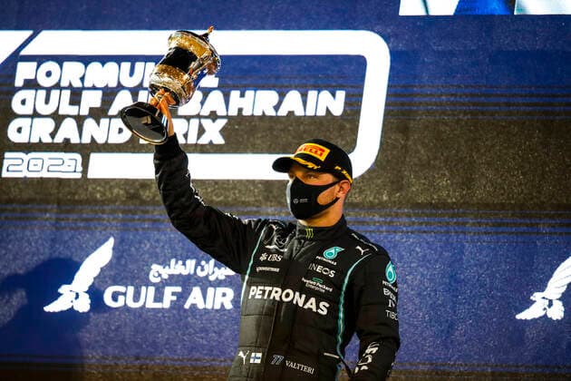 77 Valtteri Bottas (FIN, Mercedes-AMG Petronas F1 Team), F1 Grand Prix of Bahrain at Bahrain International Circuit on March 28, 2021 in Sakhir, Bahrain. (Photo by HOCH ZWEI) Sakhir Bahrain