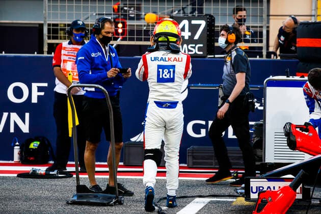 47 Mick Schumacher (GER, Haas F1 Team), F1 Grand Prix of Bahrain at Bahrain International Circuit on March 28, 2021 in Sakhir, Bahrain. (Photo by HOCH ZWEI) Sakhir Bahrain