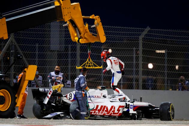 9 Nikita Mazepin (RUS, Haas F1 Team), F1 Grand Prix of Bahrain at Bahrain International Circuit on March 28, 2021 in Sakhir, Bahrain. (Photo by HOCH ZWEI) Sakhir Bahrain
