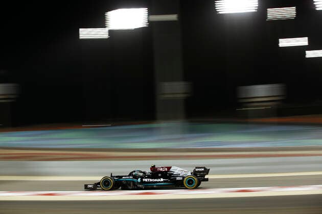 77 Valtteri Bottas (FIN, Mercedes-AMG Petronas F1 Team), F1 Grand Prix of Bahrain at Bahrain International Circuit on March 28, 2021 in Sakhir, Bahrain. (Photo by HOCH ZWEI) Sakhir Bahrain
