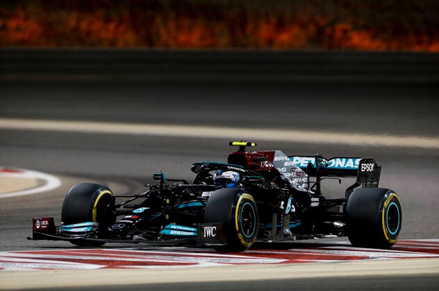 77 Valtteri Bottas (FIN, Mercedes-AMG Petronas F1 Team), F1 Grand Prix of Bahrain at Bahrain International Circuit on March 28, 2021 in Sakhir, Bahrain. (Photo by HOCH ZWEI) Sakhir Bahrain