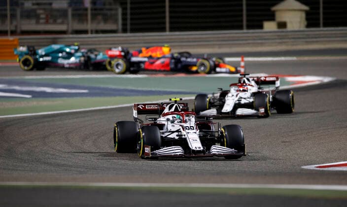 99 Antonio Giovinazzi (ITA, Alfa Romeo Racing ORLEN), F1 Grand Prix of Bahrain at Bahrain International Circuit on March 28, 2021 in Sakhir, Bahrain. (Photo by HOCH ZWEI) Sakhir Bahrain