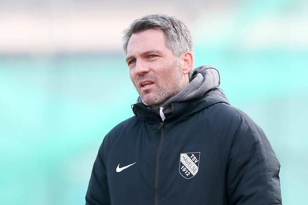Chemnitz, 27.03.2021, Sportforum Chemnitz, Fußball, Männer, Testspiel , Chemnitzer FC - TSV Havelse 3:1 (0:0) , Im Bild: Trainer Jan Zimmermann, TSV Havelse ,