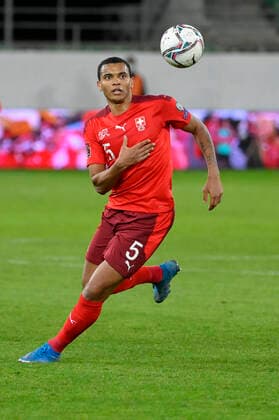 Manuel Akanji, SUI, Schweiz - Litauen, Länderspiel, Fussball, 28.03.2021 *** Manuel Akanji, SUI, Switzerland Lithuania, international, football, 28 03 2021 