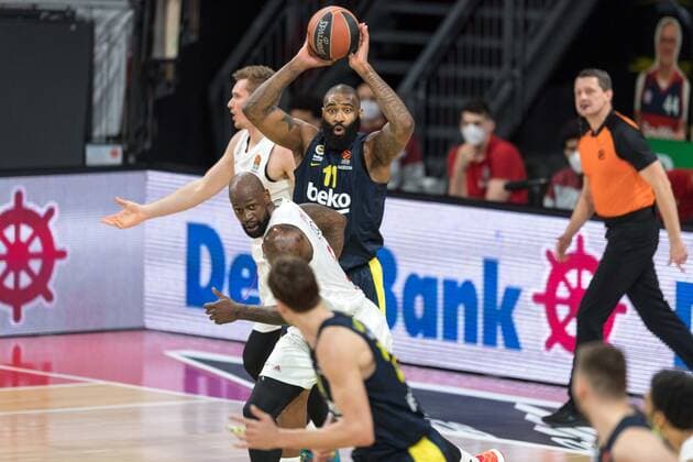 Basketball, Euroleague, day0}.03.2021, FC Bayern München - Fenerbahce Istanbul. Im Bild Kyle Brandon O QUINN (Fenerbache Instanbul, 11). München Audi Dome Bayern Deutschland Copyright: Passion2Press.dex xMarkusxFischerx