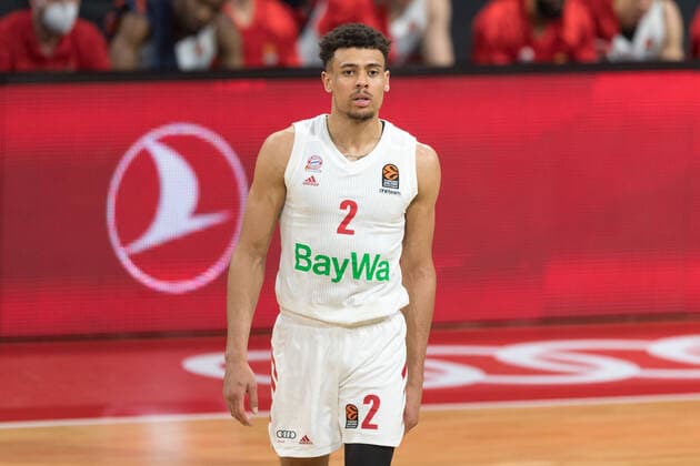 Basketball, Euroleague, day0}.03.2021, FC Bayern München - Fenerbahce Istanbul. Im Bild Wade BALDWIN (FC Bayern München, 2). München Audi Dome Bayern Deutschland Copyright: Passion2Press.dex xMarkusxFischerx