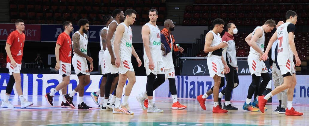 30.03.2021, EuroLeague, FC Bayern Basketball vs Fenerbahce, Audi Dome Muenchen, im Bild: FCB Basketball verliert vs Fenerbahce