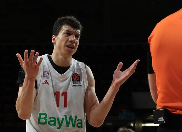 30.03.2021, EuroLeague, FC Bayern Basketball vs Fenerbahce, Audi Dome Muenchen, im Bild: Vladimir Lucic (FCB Basketball)