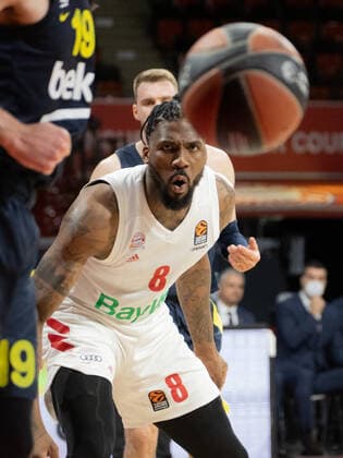 . Basketball, Euroleague, FC Bayern - Fernerbahce Istanbul, Saison 2020-2021, am 30.3.2021 in Muenchen, A U D I D O M E, Deutschland. Quelle Copyright Credit : Oryk HAIST