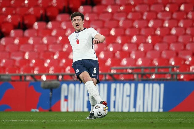 England v Poland 2022 FIFA World Cup, WM, Weltmeisterschaft, Fussball Qualifiers Harry Maguire of England in action during the 2022 FIFA World Cup Qualifiers match at Wembley Stadium, London Content Not Available For UK Newspapers Copyright: xPaulxChestertonx FIL-15363-0125