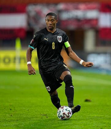 March 31, 2021: David Alaba of Austria during Austria and Denmark on Ernst-Happel-Stadion stadium, Vienna, Austria. CSM Vienna Austria - ZUMAc04_ 20210331_zaf_c04_110 Copyright: xKimxPricex