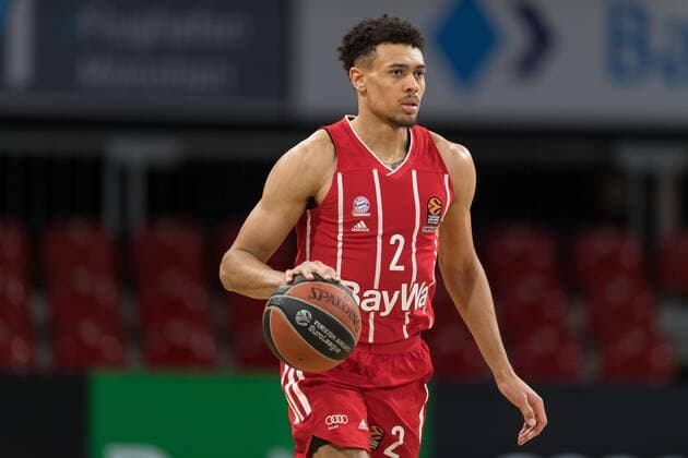 Basketball, Euroleague, day0}.04.2021, FC Bayern München - Zalgiris Kaunas. Im Bild Wade BALDWIN (FC Bayern München, 2). München Audi Dome Bayern Deutschland Copyright: Passion2Press.dex xMarkusxFischerx