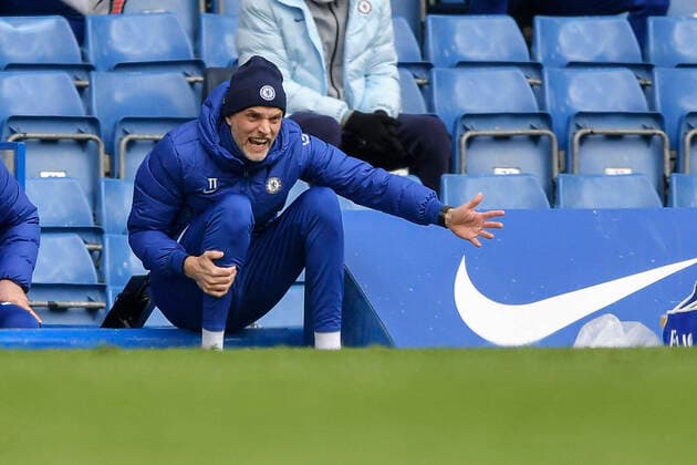 Thomas Tuchel - Stationen als Trainer, FC Chelsea 2021 - Bilder des Jahres 2021, Sport 04 April Sport Themen der Woche KW13 Sport Bilder des Tages Thomas Tuchel Manager of Chelsea during the Premier League behind closed doors match between Chelsea and West Bromwich Albion at Stamford Bridge, London, England on 3 April 2021. Copyright: xVincexMignottx PMI-4093-0024