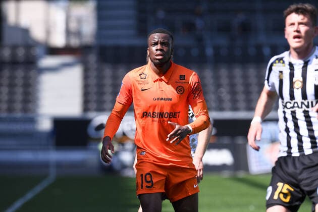 19 STEPHY ALVARO MAVIDIDI (MHSC) FOOTBALL : Angers vs Montpellier - Ligue 1 Uber Eats - 04 04 2021 FEP Panoramic 