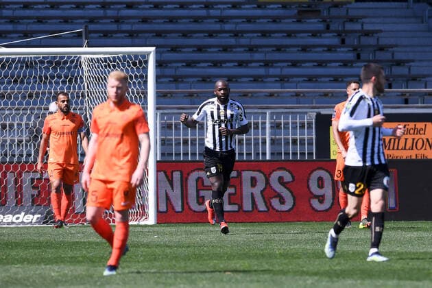 JOIE - 19 STEPHANE BAHOKEN (SCO) FOOTBALL : Angers vs Montpellier - Ligue 1 Uber Eats - 04 04 2021 FEP Panoramic 