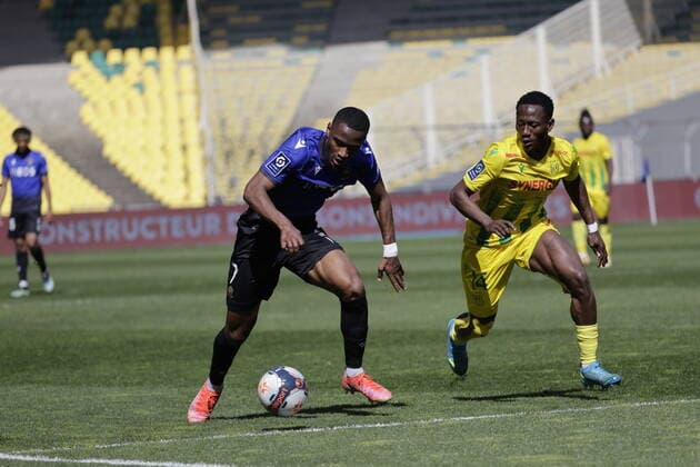 L1 NANTES Vs NICE e at Stade de la Beaujoire in Nantes, western France on April 04, 2021.  Copyright: xJeremiasxGonzalezx xIP3x