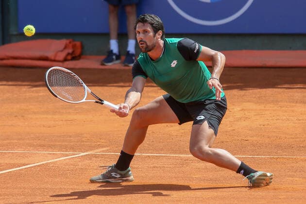 ATP, Tennis Herren Tour 250 2021 Sardegna Open Tennis CAGLIARI, ITALY, APR 05: Federico Gaio during the ATP Tour 250 Sardegna Open tennis match in Cagliari, Italy on April 05, 2021. Cagliari Tennis Club Cagliari Italy 6460_236642 Copyright: xGiampieroxSposito PentaxPressx