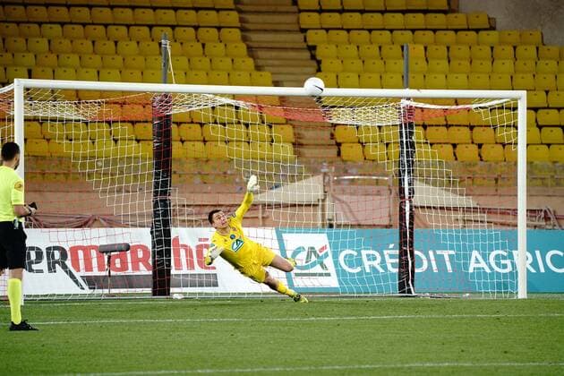 Radoslaw Majecki (AS Monaco) FOOTBALL : AS Monaco vs Metz - Coupe de France - Monaco - 06 04 2021 NorbertScanella PanoramiC 