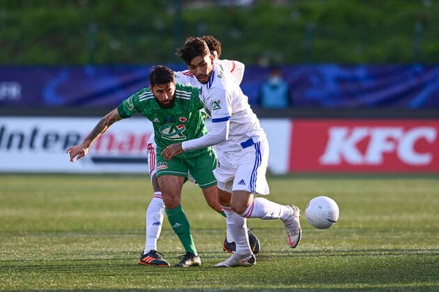 Lucas Tolentino Coelho De Paqueta (OL) FOOTBALL : Red star vs OL - 1 8 coupe de France - 08 04 2021 JBAutissier Panoramic 