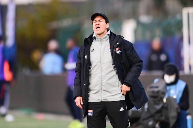 Rudi Garcia - entraineur (OL) FOOTBALL : Red star vs OL - 1 8 coupe de France - 08 04 2021 JBAutissier Panoramic 