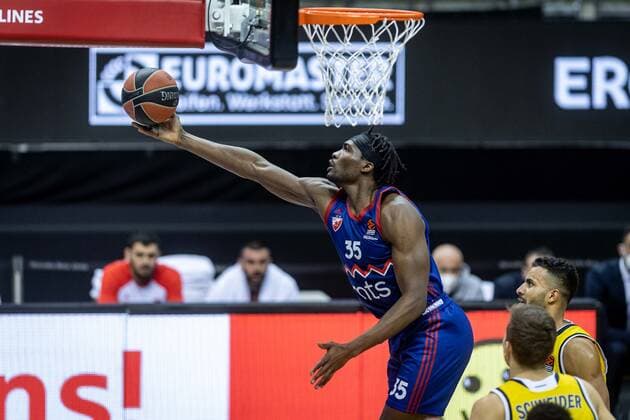 Basketball Berlin 08.04.2021 Euroleague Saison 2020 2021 Alba Berlin - Roter Stern Belgrad Landry Nnoko (Belgrad, No.35)