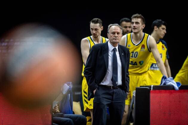 Basketball Berlin 08.04.2021 Euroleague Saison 2020 2021 Alba Berlin - Roter Stern Belgrad Aito Garcia Reneses (Alba Berlin, Trainer)