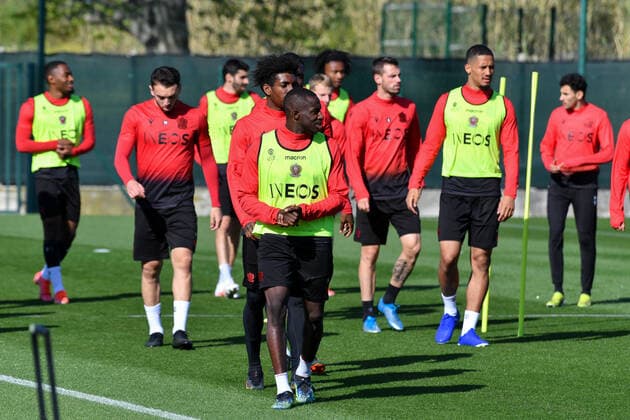 OGC Nice - Centre d entrainement et de formation a Nice FOOTBALL : Entrainement OGC Nice - 09 04 2021 LionelUrman Panoramic 