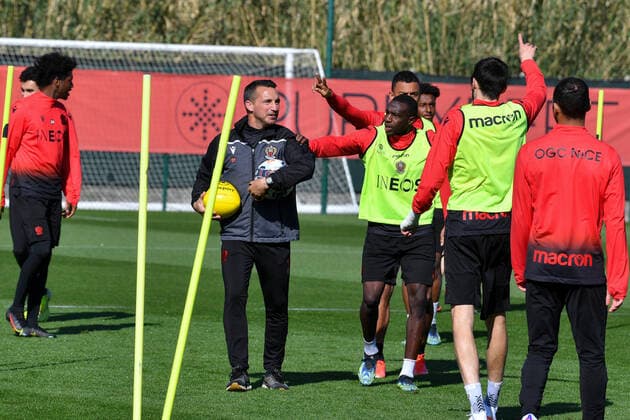 OGC Nice - Centre d entrainement et de formation a Nice FOOTBALL : Entrainement OGC Nice - 09 04 2021 LionelUrman Panoramic 