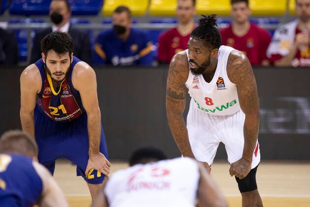 Jornada 34 de la Euroliga, Partido entre F.C.Barcelona y el F.C. Bayern de Munich, disputado en el Palau Blaugrana Partido de Euroliga entre F.C.Barcelona y el F.C. Bayern Munich, correpondiente a la jornada 34 de la liga regular. Partido disputado en el Palau Blaugrana (Barcelona) Copyright: xBEAUTIFULxSPORTS Cuadradox