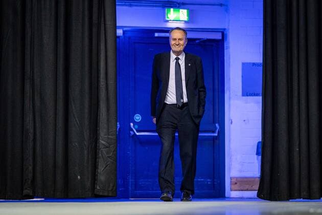 Basketball Berlin 10.04.2021 1. Bundesliga easyCredit-BBL BBL Saison 2020 2021 Alba Berlin - Hamburg Towers Aito Garcia Reneses (Alba Berlin, Trainer)