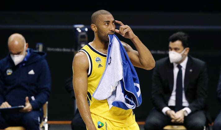 Jayson Granger enttäuscht Enttäuschung Basketball BBL Bundesliga Herren Saison 2020 2021 10.04.2021 ALBA Berlin vs. Hamburg Towers