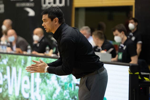 Daniel Jansson (Tigers Tübingen, Head Coach)¨¨¨Tigers Tübingen vs. Bayer Giants Leverkusen, 2. Basketball, Bundesliga, Pro A, Barmer 2 Basketball, Spieltag 30, Spielzeit 2020 2021, 10.04.2021, ¨¨ Tigers Tübingen - Bayer Giants Leverkusen, Basketball, 2. Bundesliga, Barmer 2 Basketball, Spieltag 30, Spielzeit 2020 2021, 10.04.2021 Rottenburg am Neckar Copyright: xNinaxSander xEibnerxPressefotoxIx EP_NSR