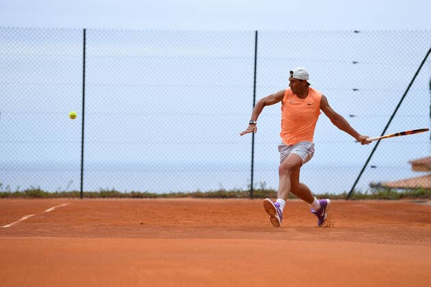 Rafael Nadal (Esp) TENNIS : Rolex Monte Carlo Masters - 10 04 2021 AntoineCouvercelle Panoramic 