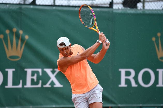 Sport Bilder des Tages Rafael Nadal (Esp) TENNIS : Rolex Monte Carlo Masters - 10 04 2021 AntoineCouvercelle Panoramic 