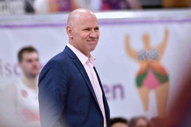 Denis Wucherer (Trainer, Headcoach s.Oliver Wuerzburg) enttaeuscht, frustriert, Emotion , Basketball, Bundesliga, BBL, BG Goettingen - s.Oliver Wuerzburg, 11.04.2021, BG Goettingen - s.Oliver Wuerzburg, Basketball, Bundesliga, GER, BBL, 11.04.2021 Goettingen Copyright: xEibner-Pressefotox-xRolandxSippelx
