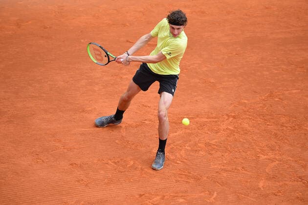 Ugo Humbert TENNIS : Rolex Monte Carlo Masters - 12 04 2021 AntoineCouvercelle Panoramic 