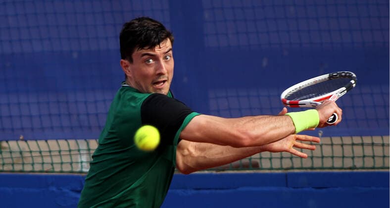 12.04.2021 Belgrade(Serbia) Serbia Challenger Open men s tennis singles Sebastian Ofner Austria :