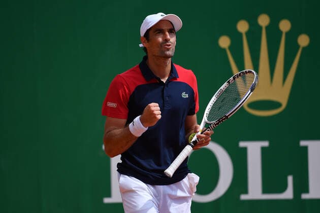 Jeremy Chardy (Fra) TENNIS : Rolex Monte Carlo Masters - 13 04 2021 AntoineCouvercelle Panoramic 