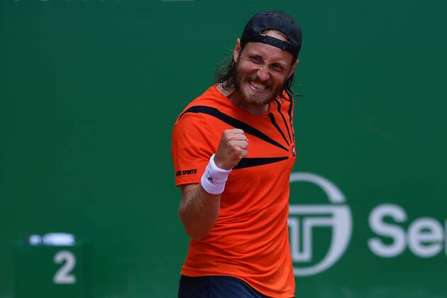 Lucas Pouille (Fra) TENNIS : Rolex Monte Carlo Masters - 13 04 2021 AntoineCouvercelle Panoramic 