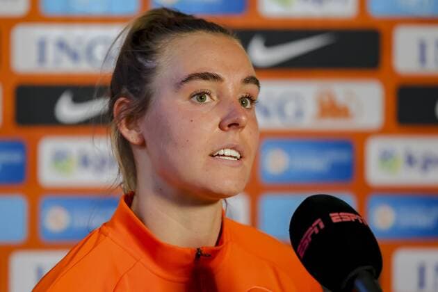NIJMEGEN, 13-04-2021 ,Goffert stadium, Friendly match, Netherlands - Australia (women) , season 2020 21, Netherlands player Jill Roord during the match Netherlands - Australia (women) 5-0 Netherlands - Australia (women)  x11431428x Copyright: