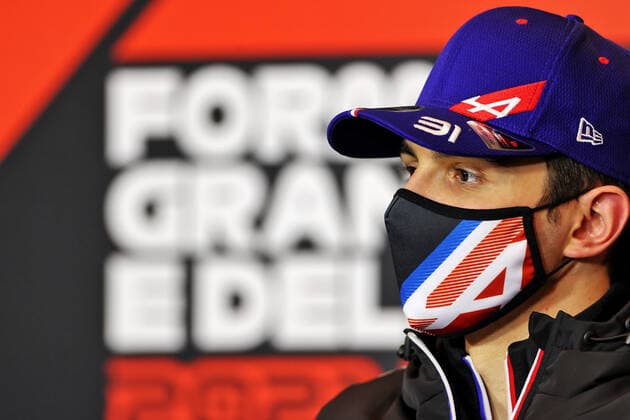 F1 Grand Prix of Emilia Romagna 31 Esteban Ocon (FRA, Alpine F1 Team), F1 Grand Prix of Emilia Romagna at Autodromo Enzo e Dino Ferrari on April 15, 2021 in Imola, Italy. (Photo by xpbimages.com XPB Images FIA Pool via HOCH ZWEI) Imola Italy Poolfoto HOCH ZWEI Pool XPB Images ,EDITORIAL USE ONLY