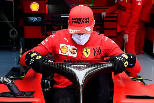 F1 Grand Prix of Emilia Romagna 16 Charles Leclerc (MON, Scuderia Ferrari Mission Winnow), F1 Grand Prix of Emilia Romagna at Autodromo Enzo e Dino Ferrari on April 15, 2021 in Imola, Italy. (Photo by COLOMBO IMAGES FIA Pool via HOCH ZWEI) Imola Italy Poolfoto HOCH ZWEI Pool COLOMBO IMAGES ,EDITORIAL USE ONLY