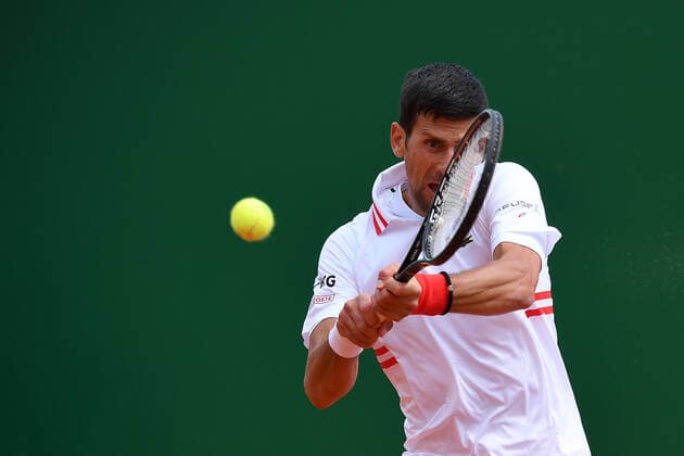 Novak Djokovic (Ser) TENNIS : Rolex Monte Carlo Masters - 15 04 2021 AntoineCouvercelle Panoramic 