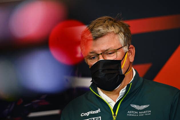 F1 Grand Prix of Emilia Romagna Otmar Szafnauer (ROU, Aston Martin Cognizant F1 Team), F1 Grand Prix of Emilia Romagna at Autodromo Enzo e Dino Ferrari on April 16, 2021 in Imola, Italy. (Photo by Clive Mason Getty Images FIA Pool via HOCH ZWEI) Imola Autodromo Enzo e Dino Ferrari Italy Poolfoto HOCH ZWEI Pool Getty Images ,EDITORIAL USE ONLY