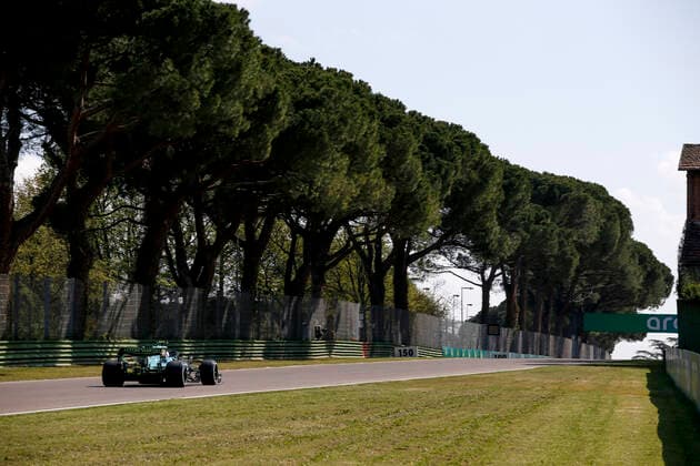 5 Sebastian Vettel (GER, Aston Martin Cognizant F1 Team), F1 Grand Prix of Emilia Romagna at Autodromo Enzo e Dino Ferrari on April 16, 2021 in Imola, Italy. (Photo by HOCH ZWEI) Imola Italy
