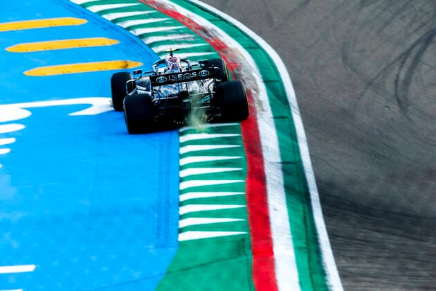 77 Valtteri Bottas (FIN, Mercedes-AMG Petronas F1 Team), F1 Grand Prix of Emilia Romagna at Autodromo Enzo e Dino Ferrari on April 16, 2021 in Imola, Italy. (Photo by HOCH ZWEI) Imola Italy