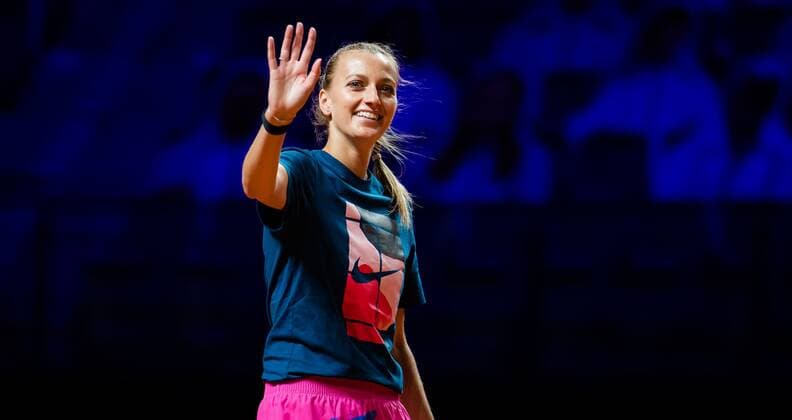 Sport Bilder des Tages Mandatory Credit: Photo by Rob Prange Shutterstock (11862018d) Petra Kvitova of the Czech Republic during practice before the 2021 Porsche Tennis Grand Prix WTA, Tennis Damen 500 tournament 2021 Porsche Tennis Grand Prix Pre-Tournament - 16 Apr 2021 2021 Porsche Tennis Grand Prix Pre-Tournament - 16 Apr 2021  Copyright: xRobxPrange Shutterstockx 11862018d